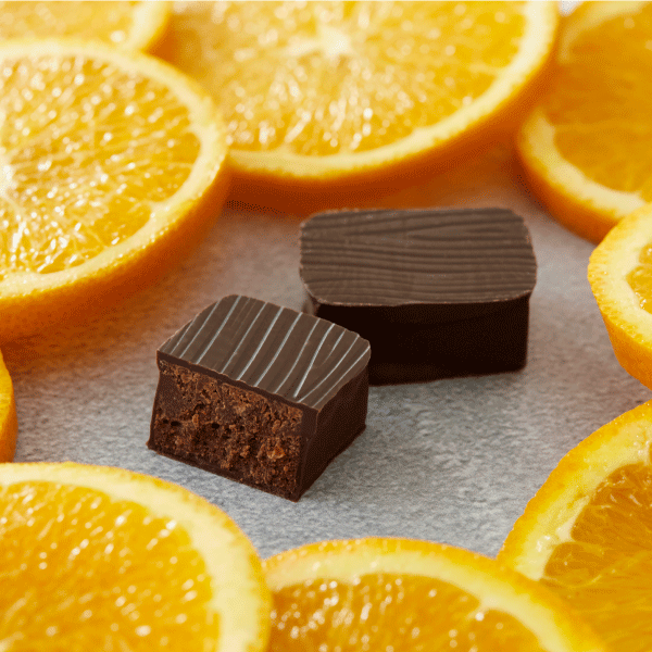 オレンジプラリネチョコレート（2粒）